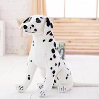 Simulation 3d creative dog throw pillow plush toy spotted dog doll personalized cushion doll birthday gift girl 30cm