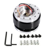 6 Hole Steering Wheel Quick Release 360° Rotation Modified Steering Wheel  Car Refit