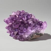 Brazilian Amethyst Cluster Ornament: Amethyst Block & Cave Specimen for Purification and Demagnetization. 200-250g