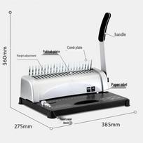 Deli 0680 3870/3870N 21-Hole Binding Machine