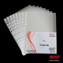 Xinfa TN-9011-3 A4 11-Hole File Protectors, 50-Pack