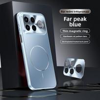 Prabangus blizgus paviršius Matinis AG Magnetinis įkrovimo dėklas POCO F8 Ultra F8 Pro Telefonams Metalo Kameros Anti-Drop Bamperis Apsauginis Dangtelis POCO F8 Ultra