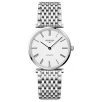LONGINES Jialan serijos automatinis mechaninis judėjimas 30 metrų atsparumas vandeniui vyriškas sidabrinis ciferblatas nerūdijančio plieno korpusas nerūdijančio plieno apyrankė L4.908.4.11.6 sidabras