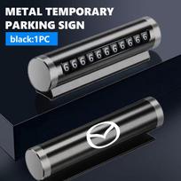 AAGD1 Car Styling Temporary Parking Sign Roller Type Phone Number Plate For Mazda CX9 MX5 RX8 Axela Demio Atenza MS GJI GH BK MP