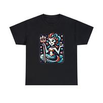 Unisex Adult T Shirt Mermaid Siren Sea Gown Beach Summer Ocean Naughty Fun Tee S įvairiaspalvis