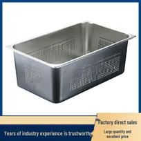 Rectangular Stainless Steel Perforated Gastronorm Pan