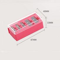 5 Holes Sharpener Multi-functional Pencil Sharpener With Lid For Eyeliner Lipliner Pencils