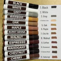 12-Color Wood Furniture Touch-Up Pen for Tables, Chairs, and Benches