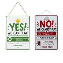 Reserved Hanging Hole Reversible Door Plaque Daily Reminder Decor  Long-Term Home Use style