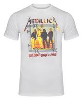 1994 m. „Metallica Live Sh T Binge Purge Tour“ balti dvipusiai „Unisex“ marškinėliai S