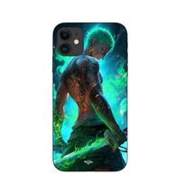 Coque Maniacase pour Iphone 12 mini One piece Zoro 3D Manga anime Fanart juoda