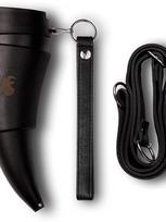 8 oz Goat Horns Mug Drinking   Cup,Faux leather,  Black / White  Viking Mead  mugs coffee cups  cup 230ml