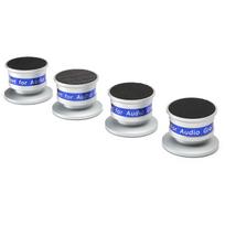 Preffair Isolation Feet Turntable o Isolation Pad Spikes for CDDVD AmplifierSilver sidabras