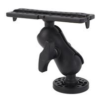 Fish Finder Mount Base 360 Degree Rotatable Height Adjustable Portable Fish Finder Bracket Kayaks black