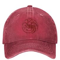 Tuopos Logo Beisbolo Kepuraitė Vyrams Moterims Raudonasis Drakonas H-Namai T-Targaryenai Poros Snapback Kepurės Vasaros Vintažinės Lauko Beisbolo Kepurės as picture