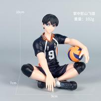 Anime Haikyuu Tinklinio Veikėjo Statulėlė Hinata Kageyama Mini Kolekcionuojamas Modelis PC Dėklo Ornamentas Dovana