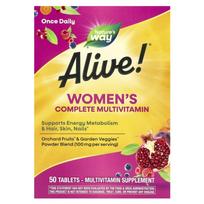 Nature's Way, Alive! Complete multivitamin for women, 50 tablets