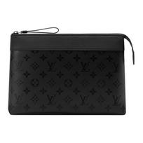 Louis Vuitton Pochette Voyage Souple Juodas Monogramos Vidurnakčio Drobės Vyriškos Kosmetinės M26741 Basic Set (Bag+Dust Bag)