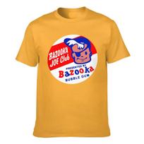 Pop Bazooka Joe Club Bubble Gum Decal Tshirt Trend Splicing AllMatch Tee Shirt S orange