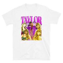 vintažiniai Taylor Swift koncertiniai trumpomis rankovėmis unisex marškinėliai 3XL