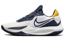 Nike Precision 6 White Midnight Navy Gold DD9535-101 44.5 black