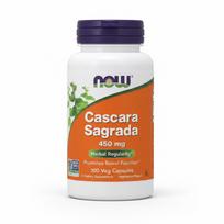 NOW FOODS Cascara Sagrada 450 mg - 100 kapsulių
