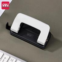 Deli 6mm Two-Hole Puncher with Ruler