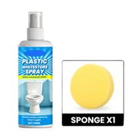 Plastiko balinimo purškalas Whitestore 100ml su kempinėle. Sumažina paviršių pageltimą ir atkuria plastiko blizgesį. Lengva naudoti. Buitiniam naudojimui. One Size yellow