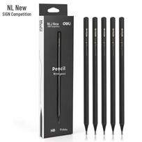 Deli NS722 HB Graphite Pencil, Black Wood, Hexagonal, 20 Pcs