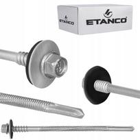 Etanco Gtr12 metaliniai sraigtai stogo dangoms, 150mm, 100vnt.