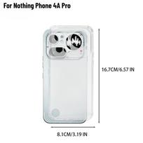 Clear Case for Nothing Phone (4a) Pro Shockproof Soft TPU Bumper Non-Yellowing Drop Protection Slim Anti-Scratch Phone Covers
