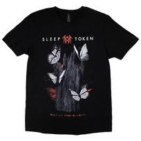 Sleep Token Butterflies T-Shirt Black New Unisex T-Shirt S įvairiaspalvis