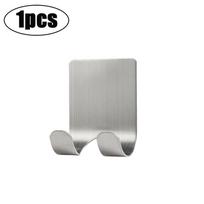 10PCS Bathroom Razor Shelf Shelf No Hole Stainless Steel Shaving Razor Organizer Plug Cable Organizer Hooks Bathroom Hooks Racks