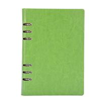 Retro 6-Hole A5 Loose-Leaf PU Leather Notebook for Business Meetings and Customization