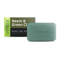 Muilas su nimu ir žaliu moliu (100 g x 8 vnt), Neem & Green Clay Soap, Ustraa 31.625
