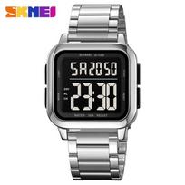 Square metal steel belt electronic watch Men's digital display electronic watch Guangdong watch sidabras