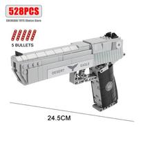 AK47 šautuvas AWM snaiperio ginklas Surinkti konstravimo kaladėlės Karinis modelis MOC Armijos šaunamųjų ginklų serija Kaladėlės Vaikų žaislas Berniuko dovana šventei gray