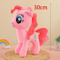 30CM Kawaii gulintis vienaragis pliušinis žaislas kimštas minkštas mielas baltas rožinis arklys raminanti lėlė žaislai vaikams mergaitėms gimtadienio dovana naujas