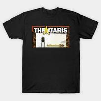 Ataris Band trumpomis rankovėmis juoda visų dydžių unisex marškinėliai AL316 Unisex marškinėliai XL