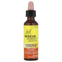 Bachas, Rescue Remedy® lašintuvas, apelsinas ir mangas, 0,7 fl uncijos (20 ml)
