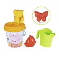 Smėlio žaislų rinkinys Smoby Peppa Pig, įvairių spalvų, 170 mm, 5 vnt.