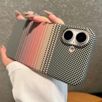 kevlar Carbon Fiber Texture Case for iPhone 17 16 15 14 13 12 Pro Max Phone Case Ultra Thin light Aramid Fiber PC Cover iPhone17 Pro Max