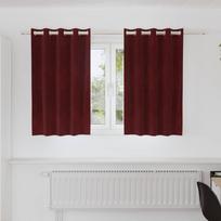 Užtemdymo užuolaidos 2 pcs Vyno raudona 140 x 140 cm Aksomas