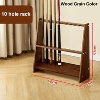 10-Hole Professional Billiard Cue Rack Slots Freestanding Floor Holder For Cues Organizer In Pool Table Room as the picture