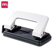 Deli Small 2-Hole Paper Puncher with Ruler, 6mm (5-Pack)
