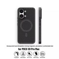 Luxury Colorful Heat Dissipation PC+TPU Phone Case For Xiaomi POCO X8 Pro Max F8 Ultra F7 Ultra Magnetic Anti-drop Protect Cover Poco F7 Ultra juoda