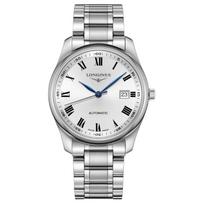 LONGINES Master Series Automatinis Mechaninis Laikrodis Atsparus Vandeniui 30 Metrų Atsitiktinis Laikrodis Šveicariškas Laikrodis 40mm Sidabrinis Ciferblatas Nerūdijančio Plieno Korpusas L2.793.4.96.6 sidabras