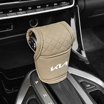 AEE1 For Kia Rio Ceed Sportage Cerato Soul Sorento K2 Picanto Optima Car Gear Shift Knob Cover Gear Shift Non-Slip Grip Handle Covers smėlis