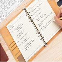 ZYD Colorful A5 6-Hole Loose-Leaf Notebook
