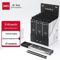 Deli Newsee HB Graphite Pencil Set, 10-Count